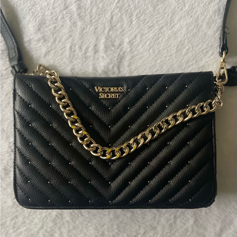 Victoria’s Secret V-Quilt Studded Crossbody bag